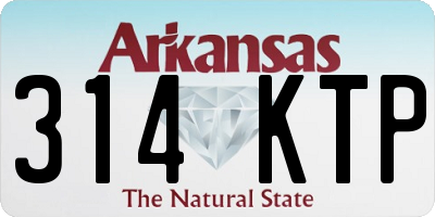 AR license plate 314KTP