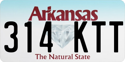 AR license plate 314KTT