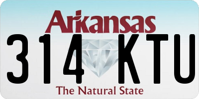 AR license plate 314KTU