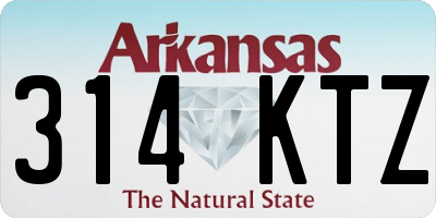 AR license plate 314KTZ