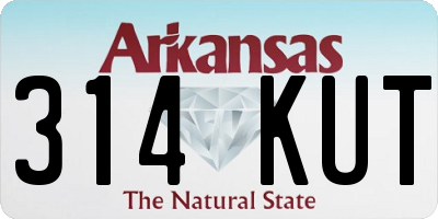AR license plate 314KUT