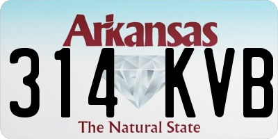 AR license plate 314KVB