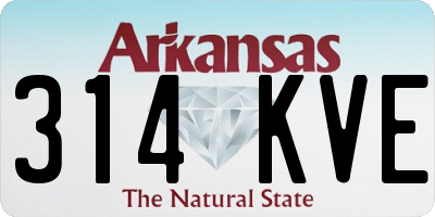 AR license plate 314KVE
