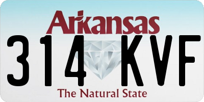AR license plate 314KVF