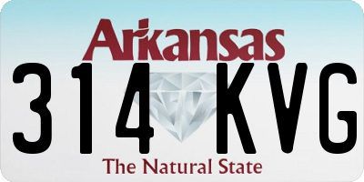 AR license plate 314KVG
