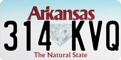 AR license plate 314KVQ
