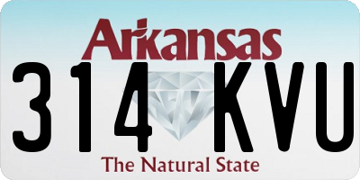AR license plate 314KVU