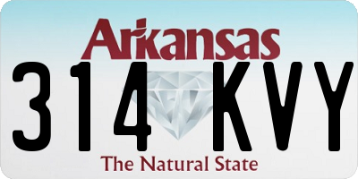AR license plate 314KVY