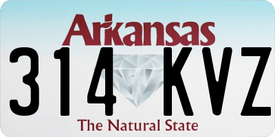AR license plate 314KVZ