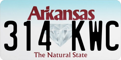 AR license plate 314KWC