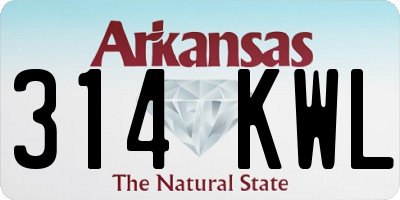 AR license plate 314KWL