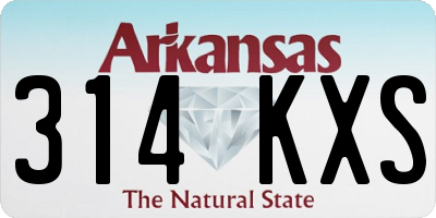 AR license plate 314KXS