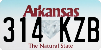 AR license plate 314KZB