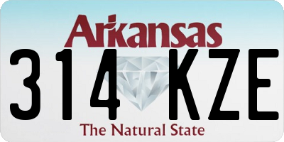AR license plate 314KZE