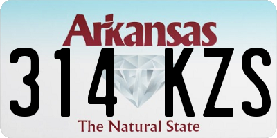 AR license plate 314KZS