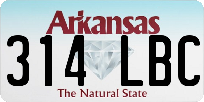 AR license plate 314LBC