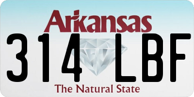 AR license plate 314LBF