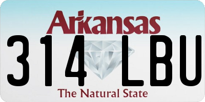 AR license plate 314LBU
