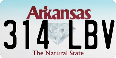 AR license plate 314LBV