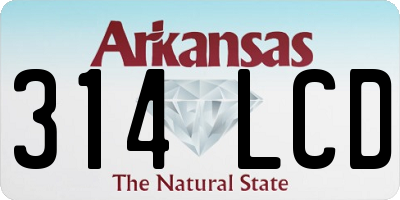 AR license plate 314LCD