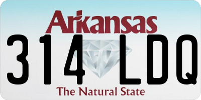 AR license plate 314LDQ