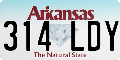 AR license plate 314LDY