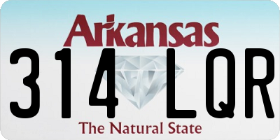 AR license plate 314LQR