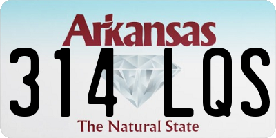 AR license plate 314LQS