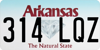 AR license plate 314LQZ