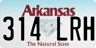 AR license plate 314LRH