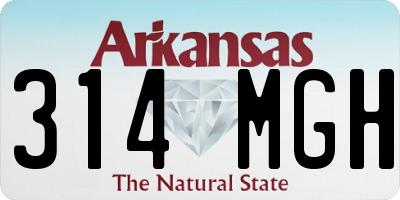 AR license plate 314MGH