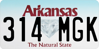 AR license plate 314MGK