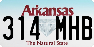 AR license plate 314MHB