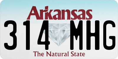 AR license plate 314MHG