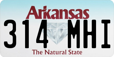 AR license plate 314MHI