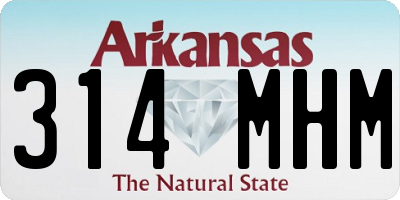 AR license plate 314MHM