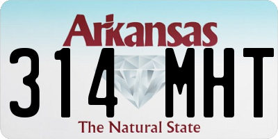 AR license plate 314MHT