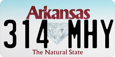 AR license plate 314MHY
