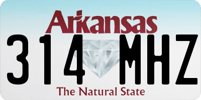 AR license plate 314MHZ