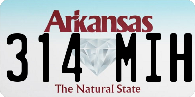 AR license plate 314MIH
