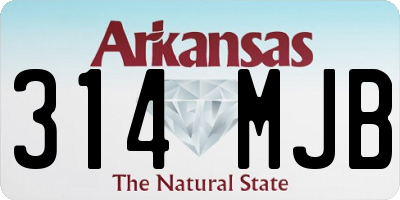 AR license plate 314MJB