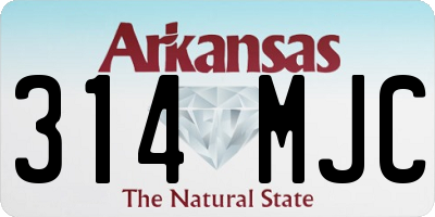 AR license plate 314MJC