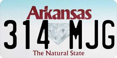 AR license plate 314MJG