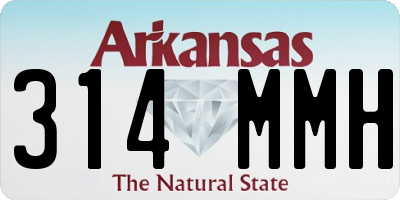 AR license plate 314MMH