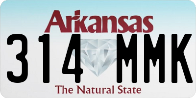 AR license plate 314MMK