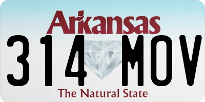AR license plate 314MOV
