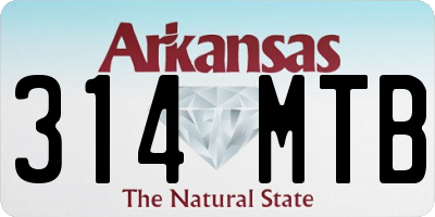 AR license plate 314MTB