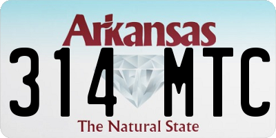 AR license plate 314MTC