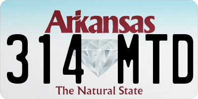 AR license plate 314MTD