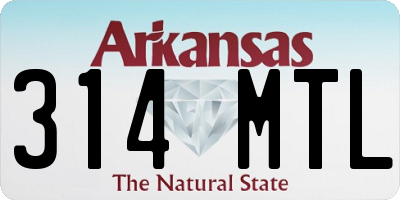 AR license plate 314MTL